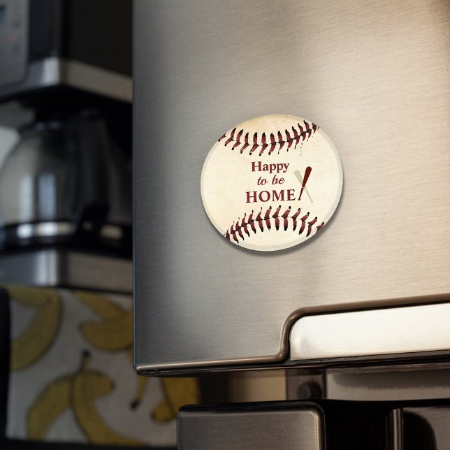 Imã Feliz por ser a Rua do Baseball em Casa (Criador carregado)