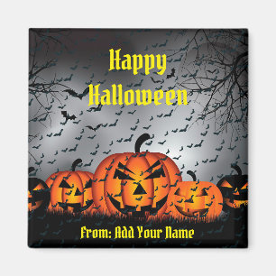 Imã Feliz Presente de Halloween Interessante