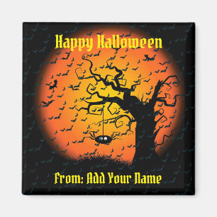 Imã Feliz Presente de Halloween Interessante