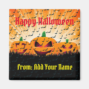 Imã Feliz Presente de Halloween Interessante