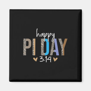 Imã Feliz Professor de Matemática Pi Day Leopard Pi 3