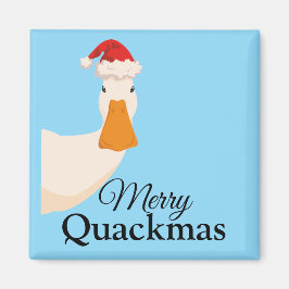 Imã Feliz Quackmas, desenho animado de Natal Duck