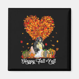 Imã Feliz Queda Todos Vocês Engraçados Shih Tzu Autumn