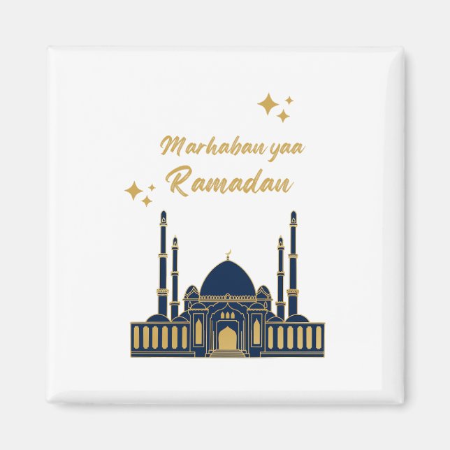 Imã Feliz Ramadan Kareem - Eid Mubarak cita (Frente)