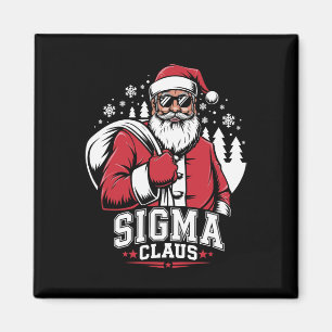 Imã Feliz Rizzmas Sigma Claus Engraçado Papai Noel 1