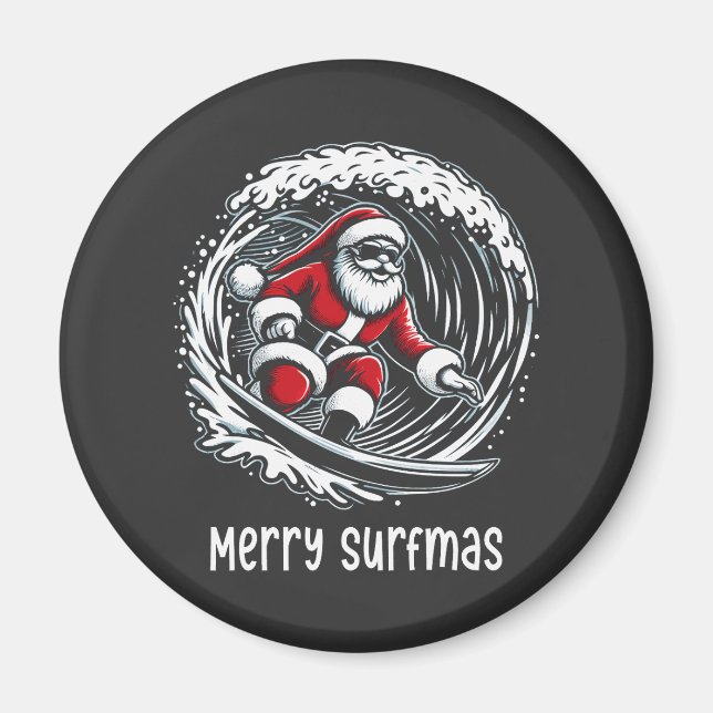 Imã Feliz Surfmas (Frente)