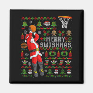 Imã Feliz Swishmas Natal Feio Basquete Natal