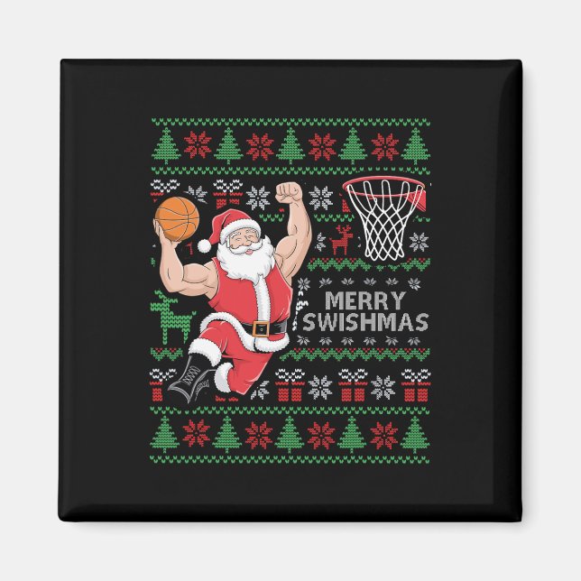 Imã Feliz Swishmas Natal Feio Sketll Natal Xma (Frente)