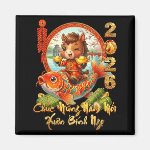 Imã Feliz Tet Chuc Mung Nam Moi 2026 Li Xi Me Por Favo