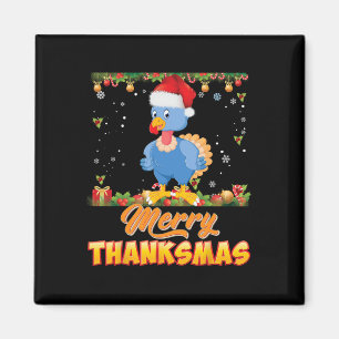 Imã Feliz Thanksmas Turquia Papai noel Elf Ação de Gra