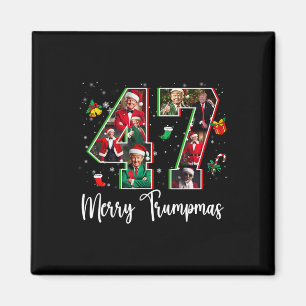 Imã Feliz Trumpmas 47 Famílias Correspondendo Pj Funny