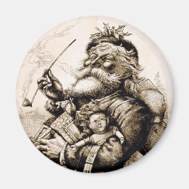 Imã Feliz Velho Papai Noel