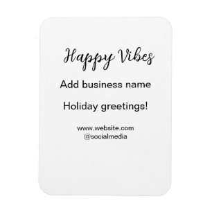 Ímã Feliz vibes cartões de natal de Natal