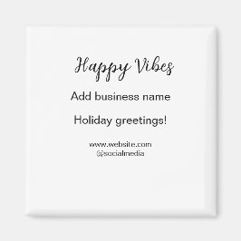 Imã Feliz vibes cartões de natal de Natal