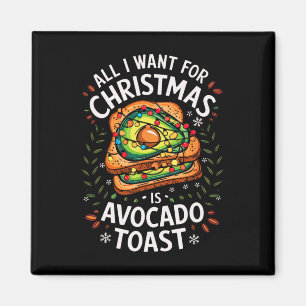 Imã Feliz Xmas Tudo Que Quero É Um Brinde De Natal