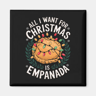 Imã Feliz Xmas Tudo Que Quero Para A Empanada De Natal