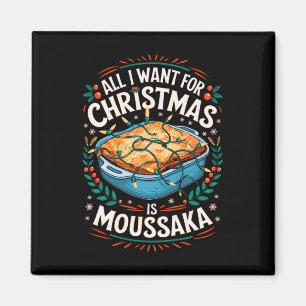 Imã Feliz Xmas Tudo Que Quero Para O Natal Moussaka Me