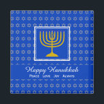 Imã FELIZMENTE HANUKKAH Paz Amor Joy Cozinha Azul Pers<br><div class="desc">Este é um ímã na moda e moderno para celebrar Chanucá, com seu esquema de cor azul, branca e prata. O texto é personalizável, portanto você pode fazer a mensagem e a bênção tão pessoal quanto desejar. Esses ímãs de Chanucá seriam excelentes como enchedores de estoque, brindes ou bolsas a...</div>