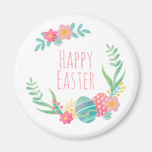 Imã Felz pascoa Floral Simples Magnet