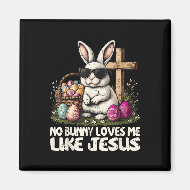 Imã Felz pascoa Sem Coelhinho Me Ama Como Jesus Christ (Frente)