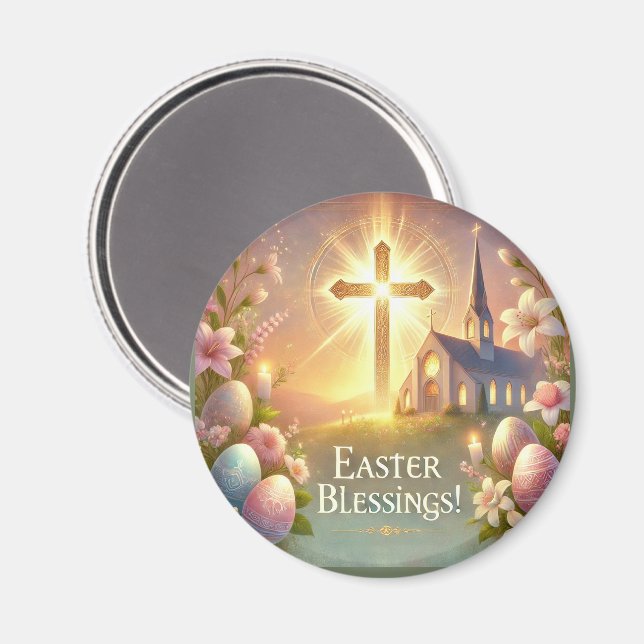 Imã "Felz pascoa: Um dia de amor e riso" (Front/Back)