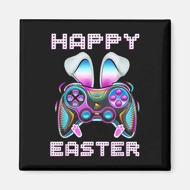 Imã Felz pascoa Video Game Controller Engraçado Gamer  (Frente)