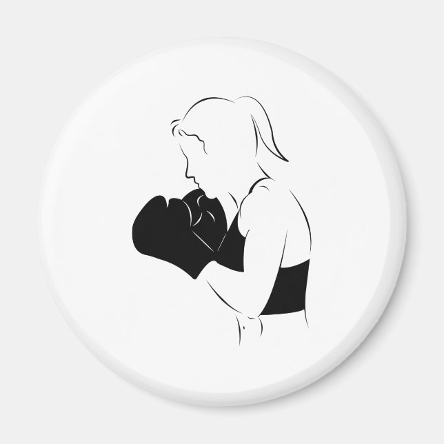 Imã Female Boxer (Frente)