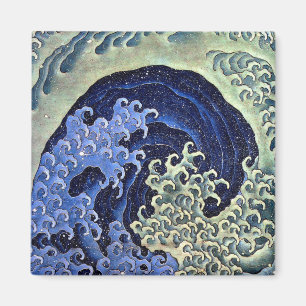 Imã Feminine Wave Japonesa Katsushika Hokusai