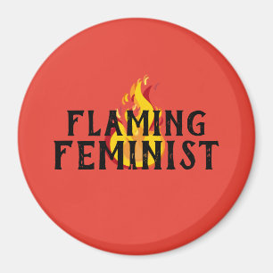 Imã Feminismo em chamas RBG Chama 20