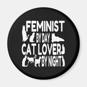 Imã Feminista do amante do gato
