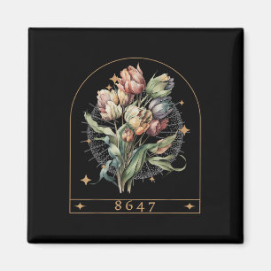 Imã Feminista Floral 8647 Anti-Trump Human Rights Engr