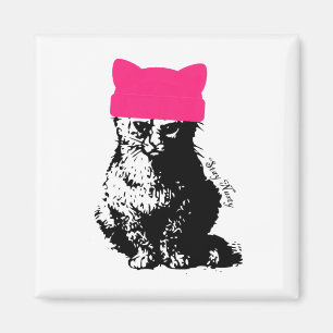 Imã Feminista Resiste Gato Senhora Rosa Fica Desagradá
