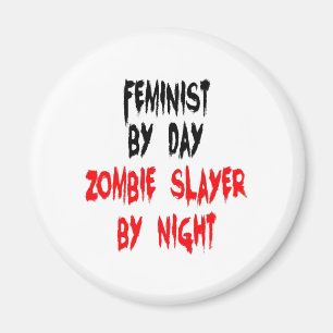 Imã Feminista Zombie Slayer