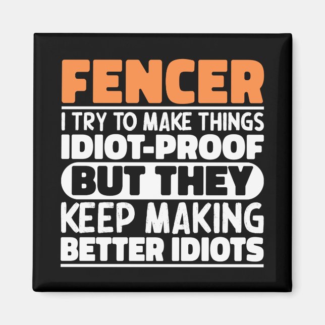 Imã Fencer, Tento Fazer As Coisas Engraçadas Dizendo E (Frente)