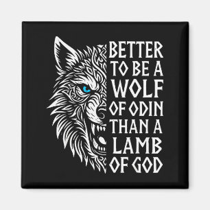 Imã Fenrir Viking Lobo Nórdico Melhor Ser Um Lobo De O