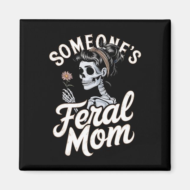 Imã Feral da mãe Skeleton Wildflower Hall (Frente)