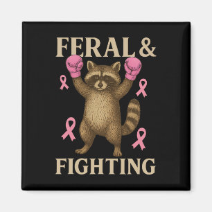 Imã Feral De Esquadrão De apoio ao cancer de mama E Fu