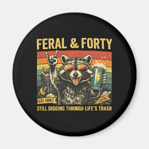 Imã Feral e Quarenta Aniversário de 40 anos Sarcástico