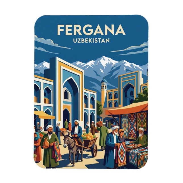 Ímã Fergana Uzbequistão (Vertical)