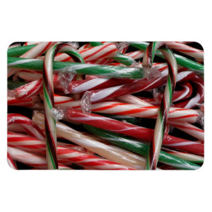 Ímã Feriado de chocolate Mint Candy Canes
