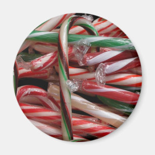 Imã Feriado de chocolate Mint Candy Canes