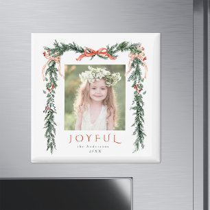 Imã Feriado de Fotografia de Quadro de Natal Feliz