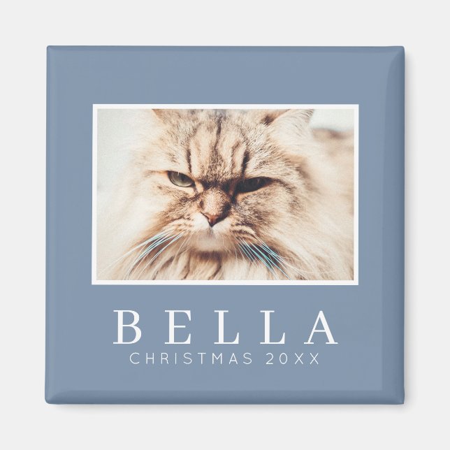 Imã Feriado de Fotos de Pet da Família Personalizada M (Frente)