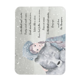 Ímã Feriado de Meia-Inverno da Princesa da Neve Magia