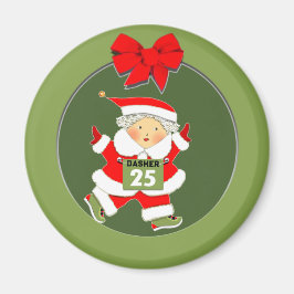 Imã Feriado de Natal do Runner