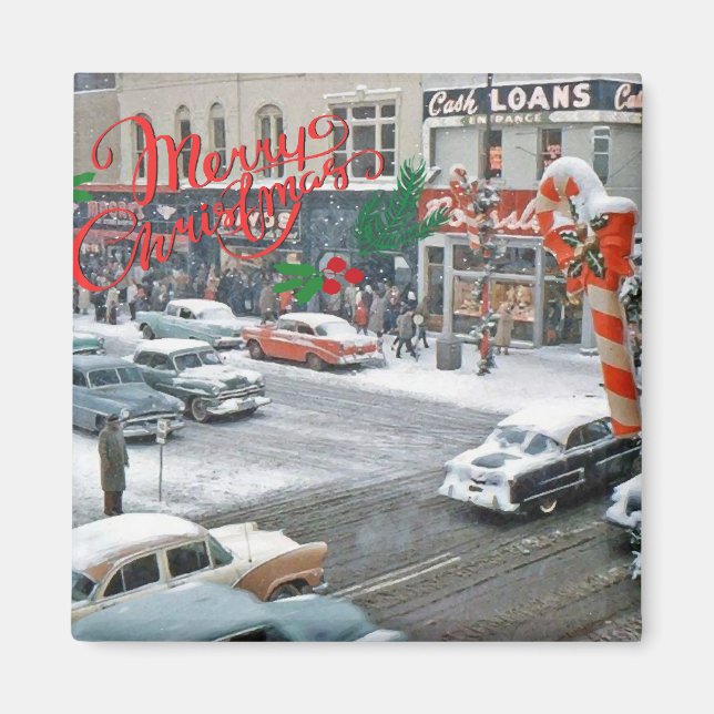 Imã Feriado de Natal Retroativo (Frente)