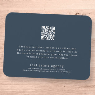 Ímã Feriado de Negócios Imobiliários Simples Moderno