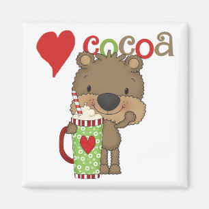 Imã Feriado do amor do cacau do urso