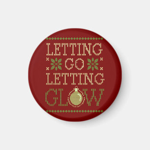 Imã Feriado "Letting Go, Letting Glow"