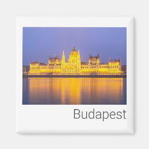 Imã Feriado na Hungria no Panorama do Parlamento Budap